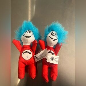 Stuffed Burger King “Thing 1 & Thing 2” ornaments from 2003